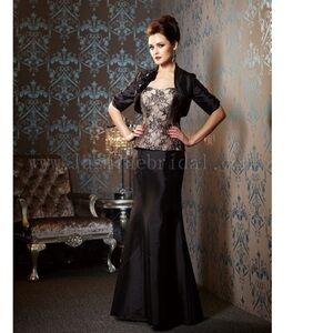 Jade Couture K178067 - Black Mother of the Bride elegance Dress - 14